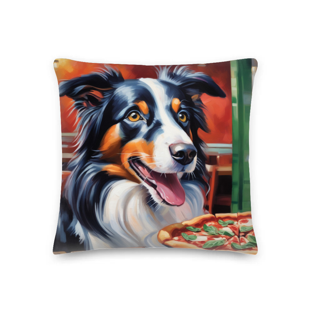 PugMug Custom Border Collie Premium Pillow