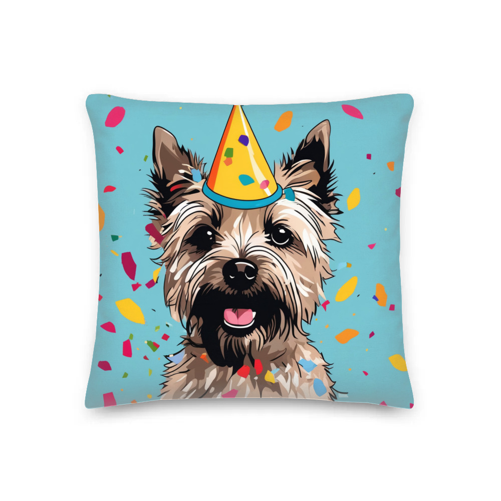 PugMug Custom Cairn Terrier Premium Pillow