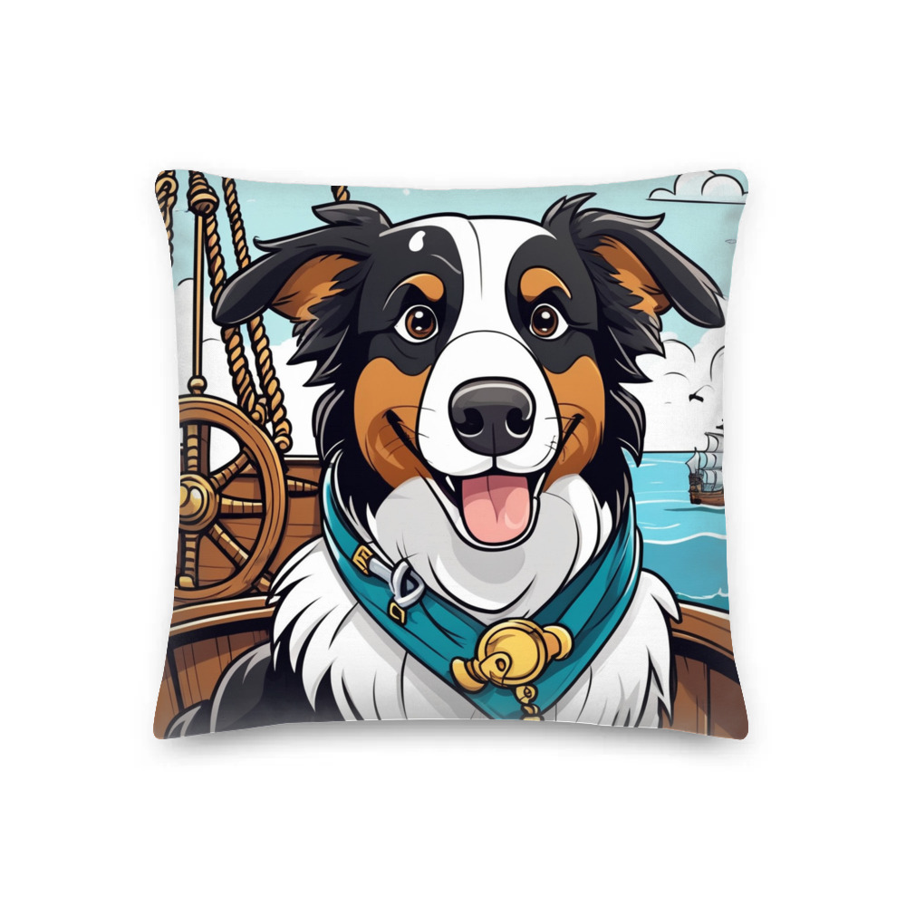 PugMug Custom Border Collie Premium Pillow