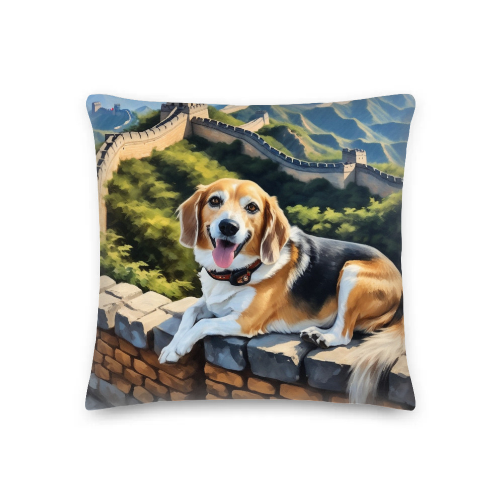 PugMug Custom Munchkin Premium Pillow