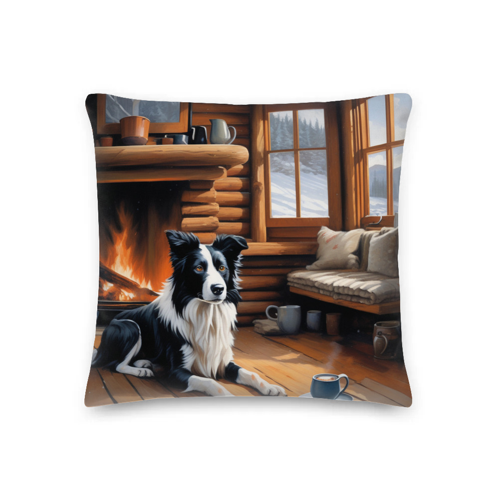 PugMug Custom Border Collie Premium Pillow
