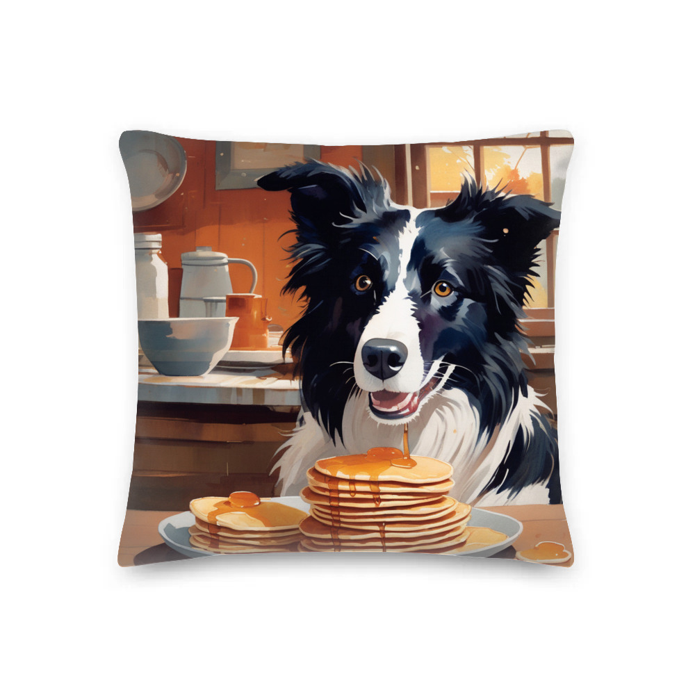 PugMug Custom Border Collie Premium Pillow