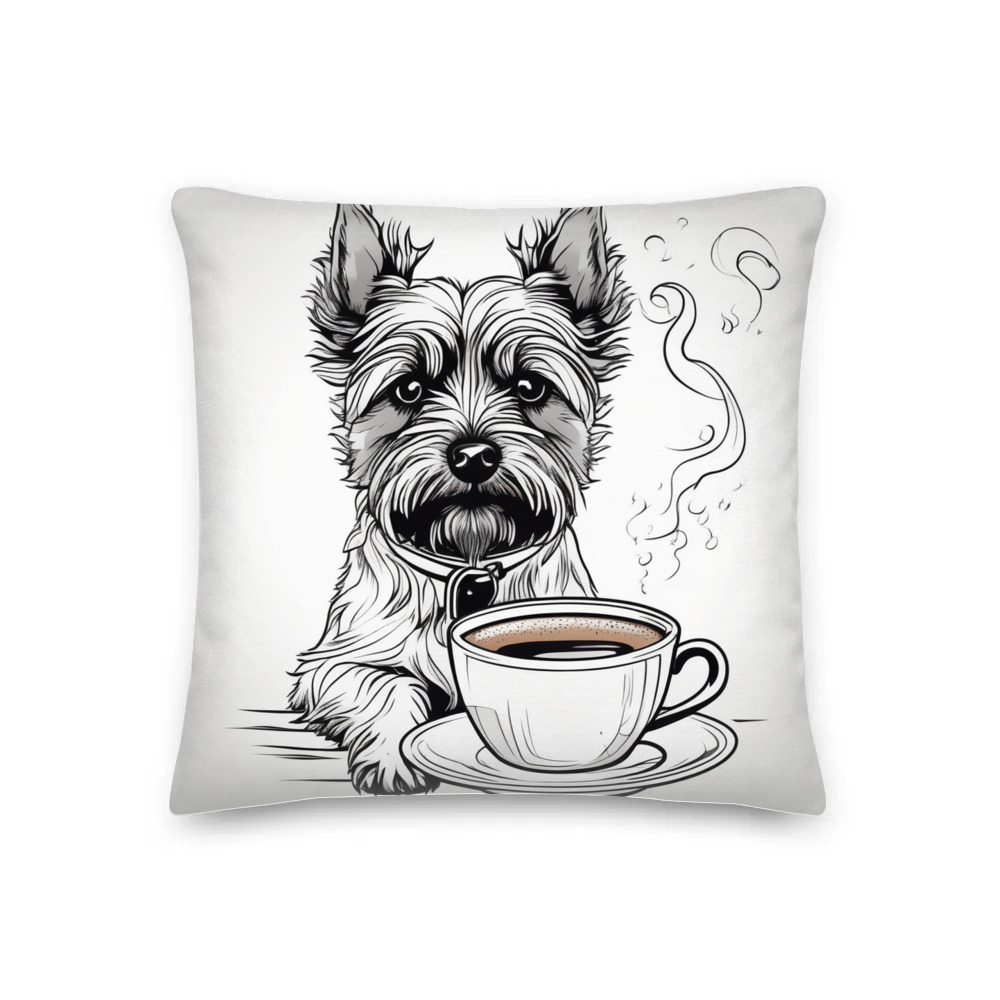 PugMug Custom Cairn Terrier Premium Pillow