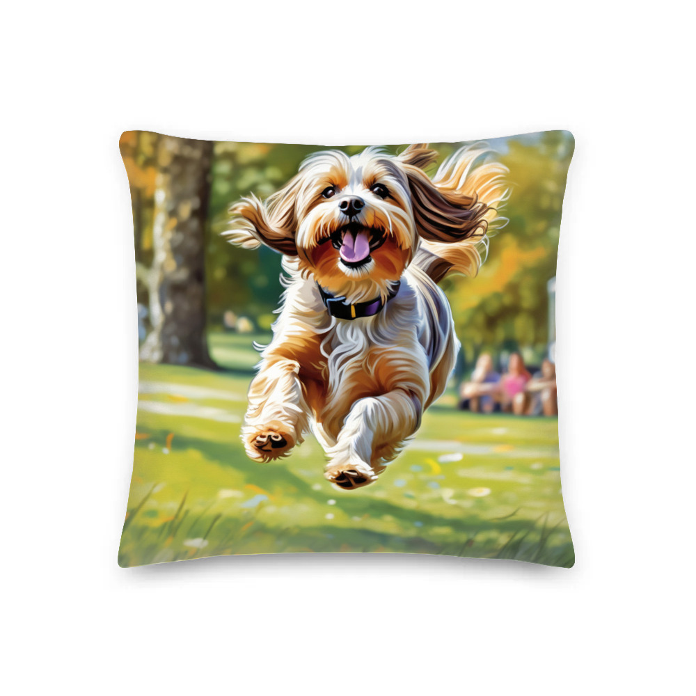 PugMug Custom Tan Havanese Dog Premium Pillow