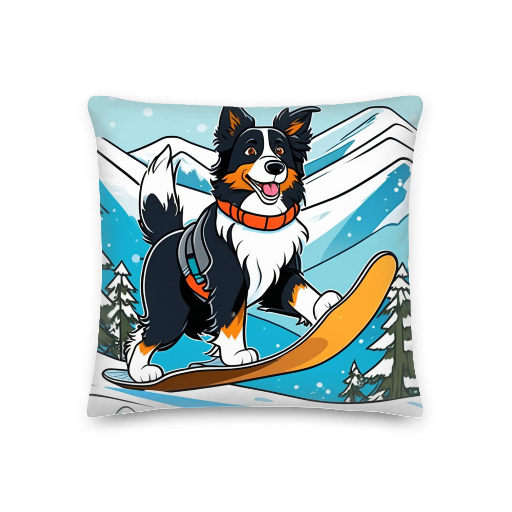 PugMug Custom Border Collie Premium Pillow