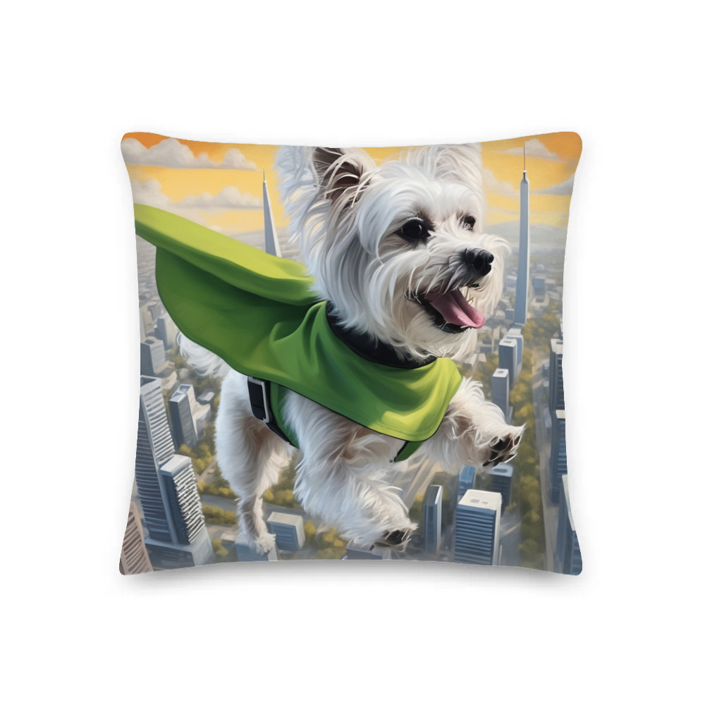 PugMug Custom Leo Premium Pillow