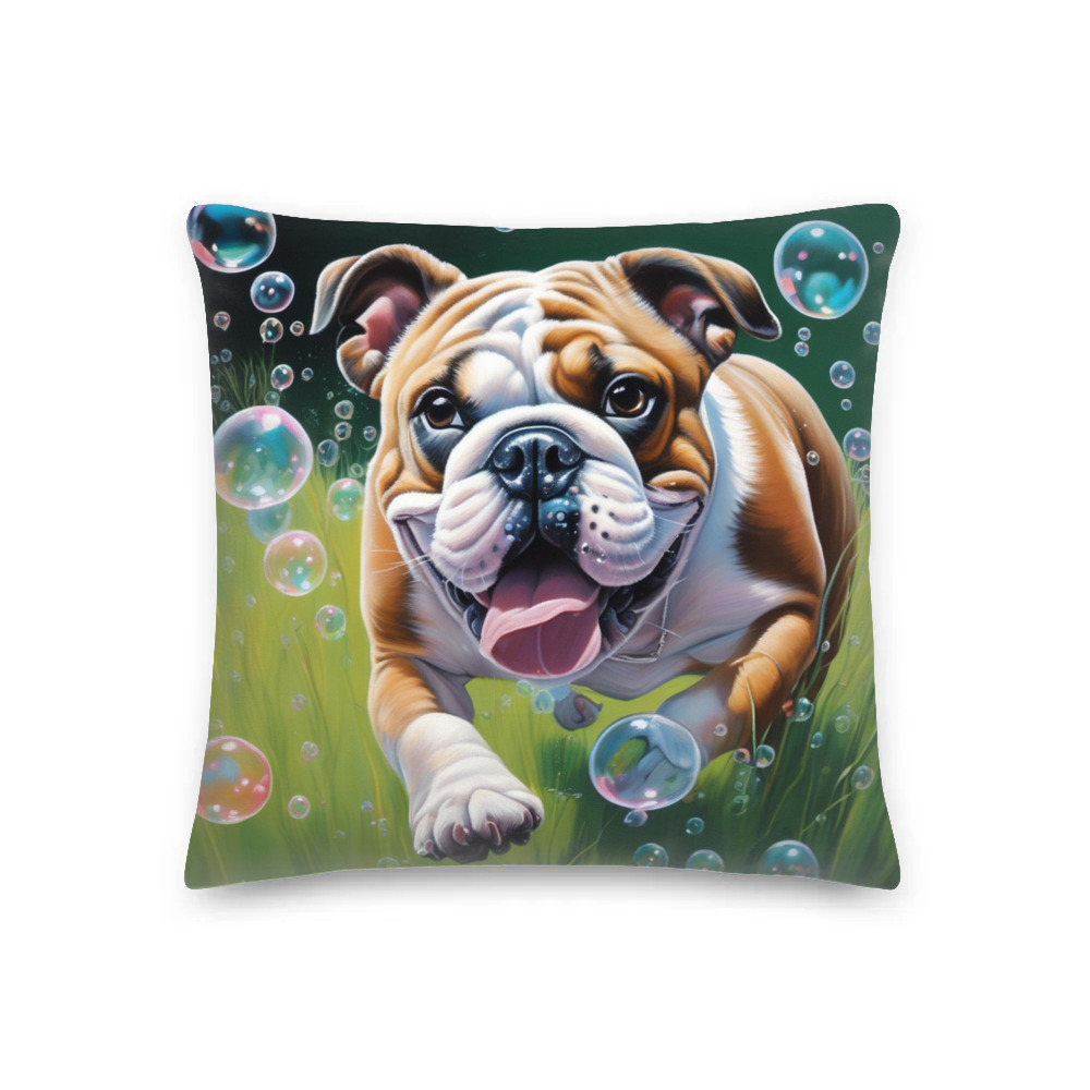 PugMug Custom Bulldog Premium Pillow