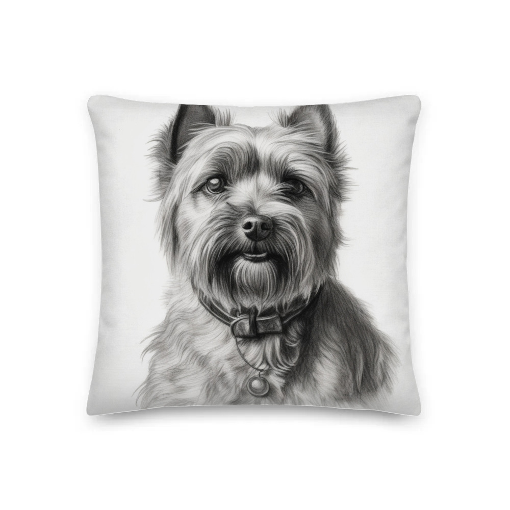 PugMug Custom Cairn Terrier Premium Pillow