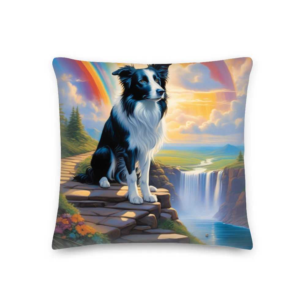 PugMug Custom Border Collie Premium Pillow