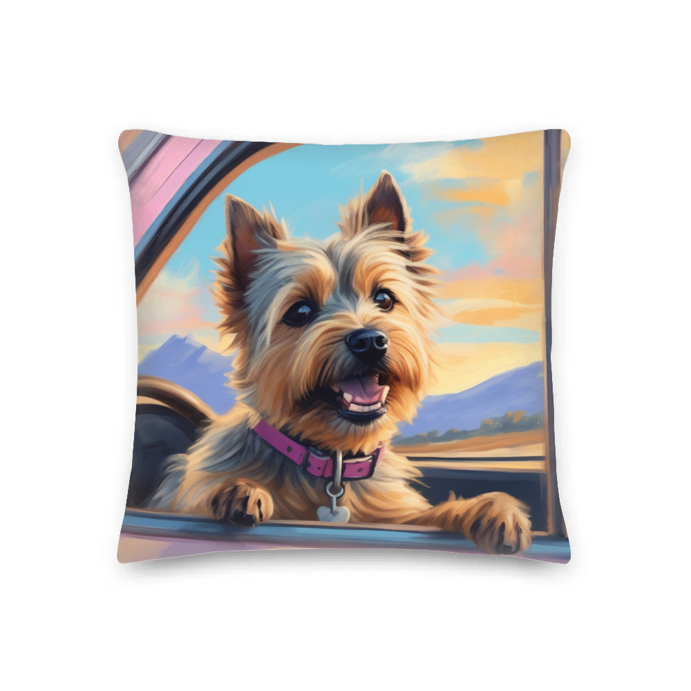PugMug Custom Cairn Terrier Premium Pillow
