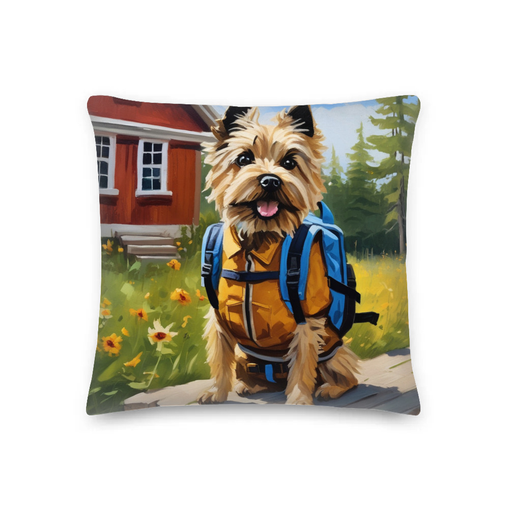 PugMug Custom Cairn Terrier Premium Pillow