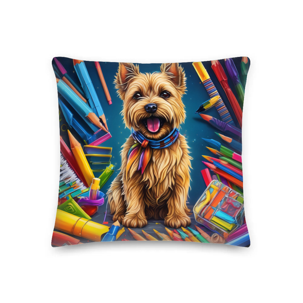 PugMug Custom Cairn Terrier Premium Pillow
