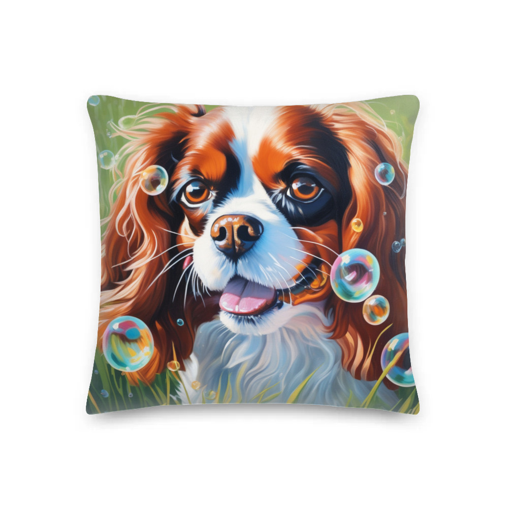 PugMug Custom Cavalier King Charles Spaniel Premium Pillow