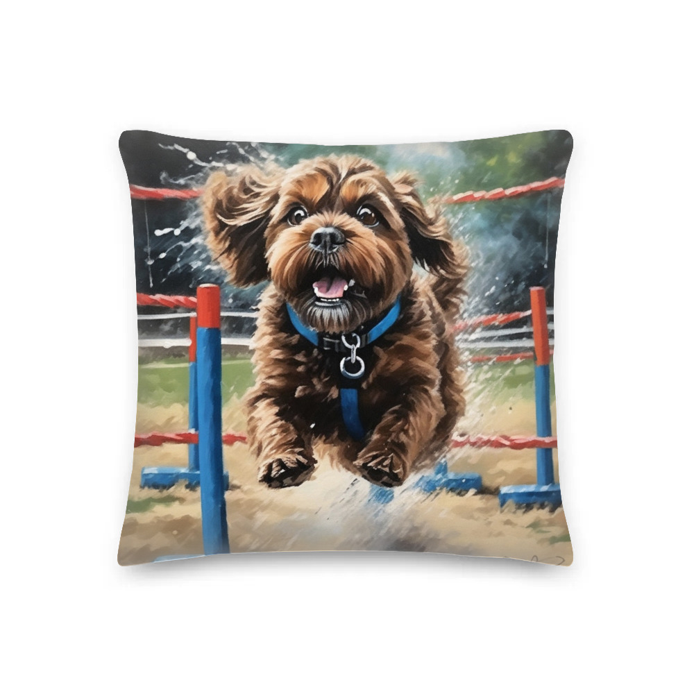 PugMug Custom Lily Premium Pillow