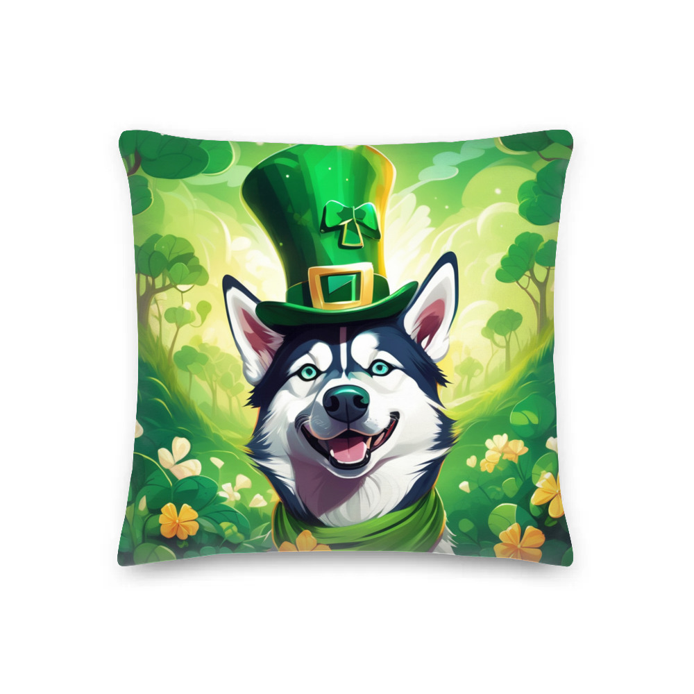 PugMug Custom Siberian Husky Premium Pillow