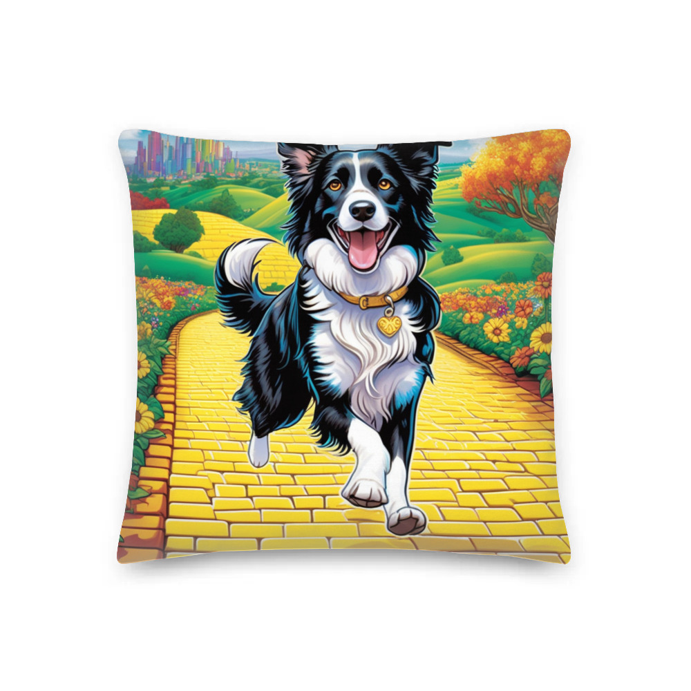 PugMug Custom Border Collie Premium Pillow