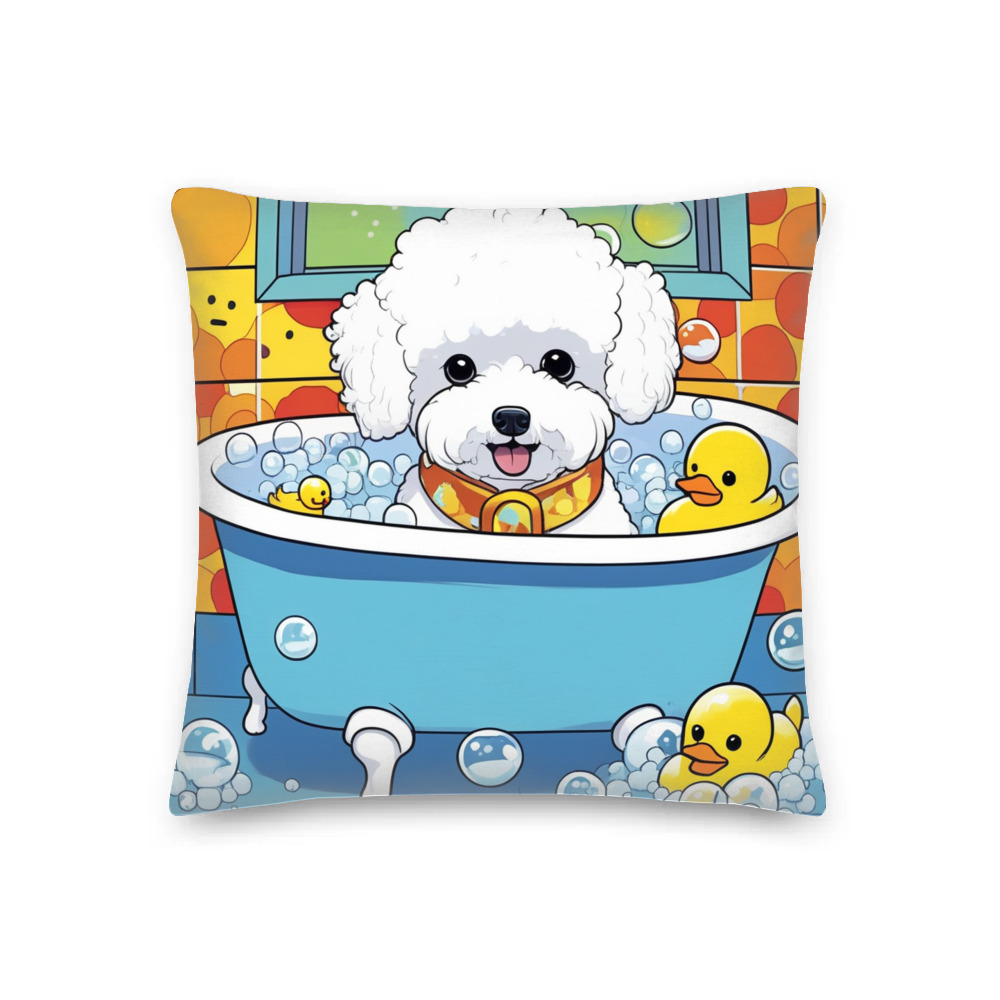PugMug Custom Bichons Frise Premium Pillow