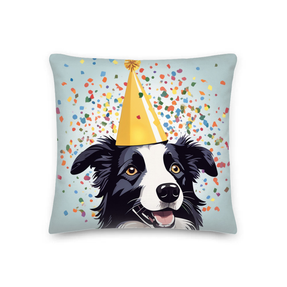 PugMug Custom Border Collie Premium Pillow