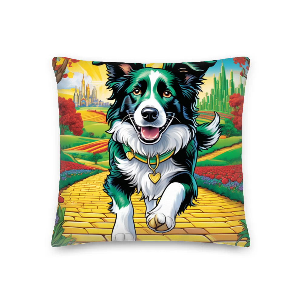 PugMug Custom Border Collie Premium Pillow