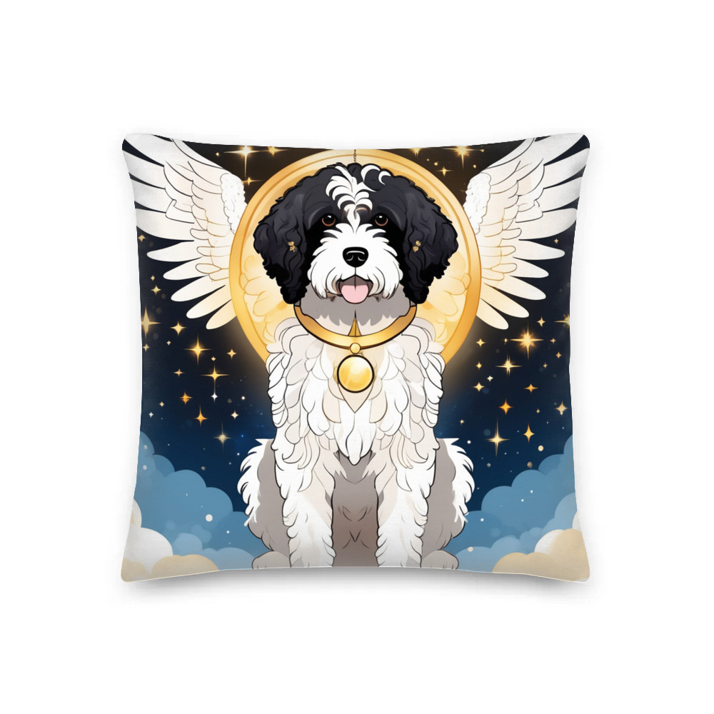 PugMug Custom Portuguese Water Dog Premium Pillow