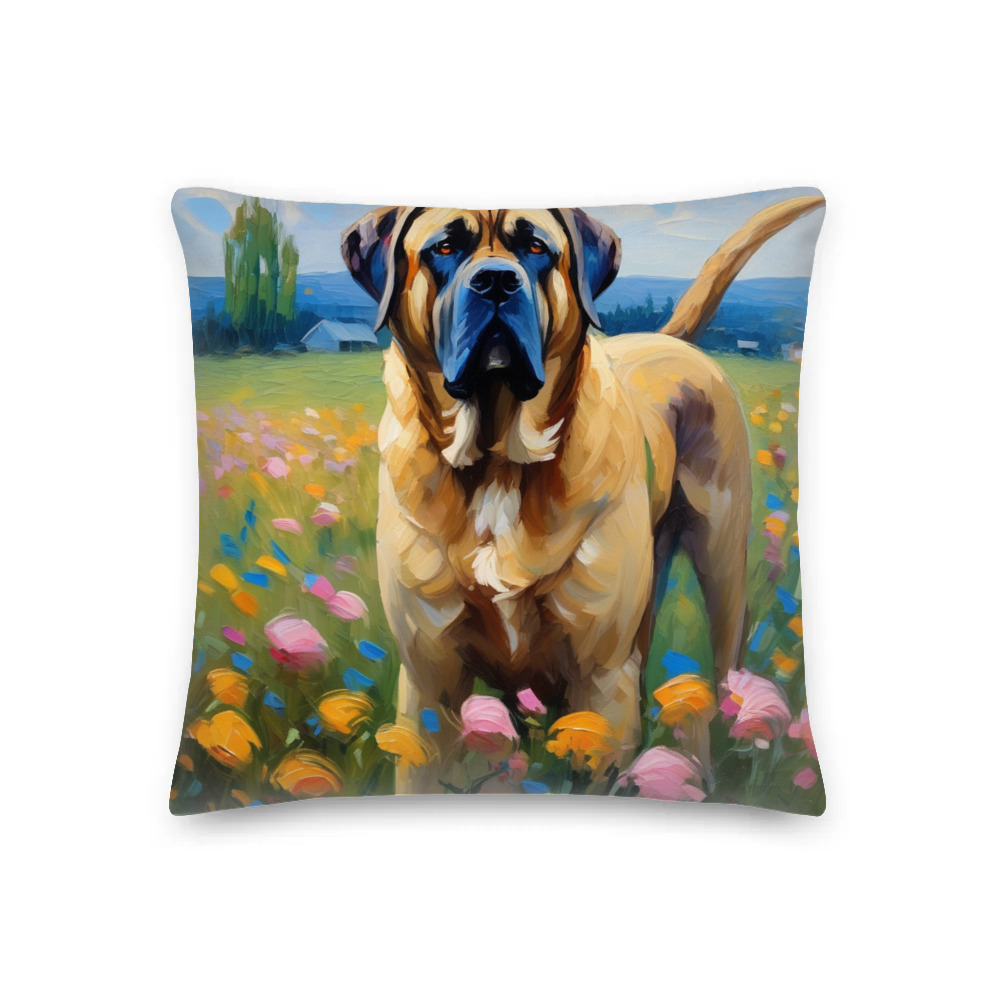 PugMug Custom Mastiff Premium Pillow