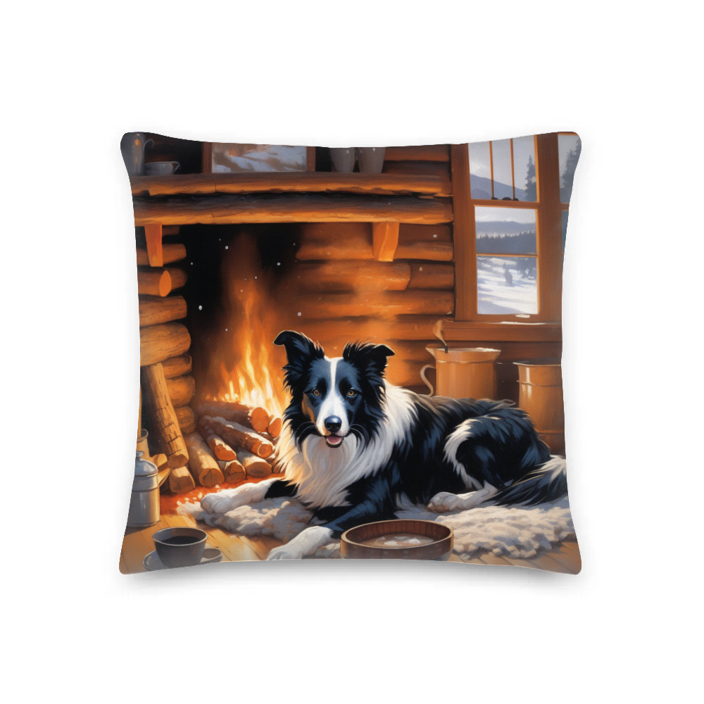 PugMug Custom Border Collie Premium Pillow