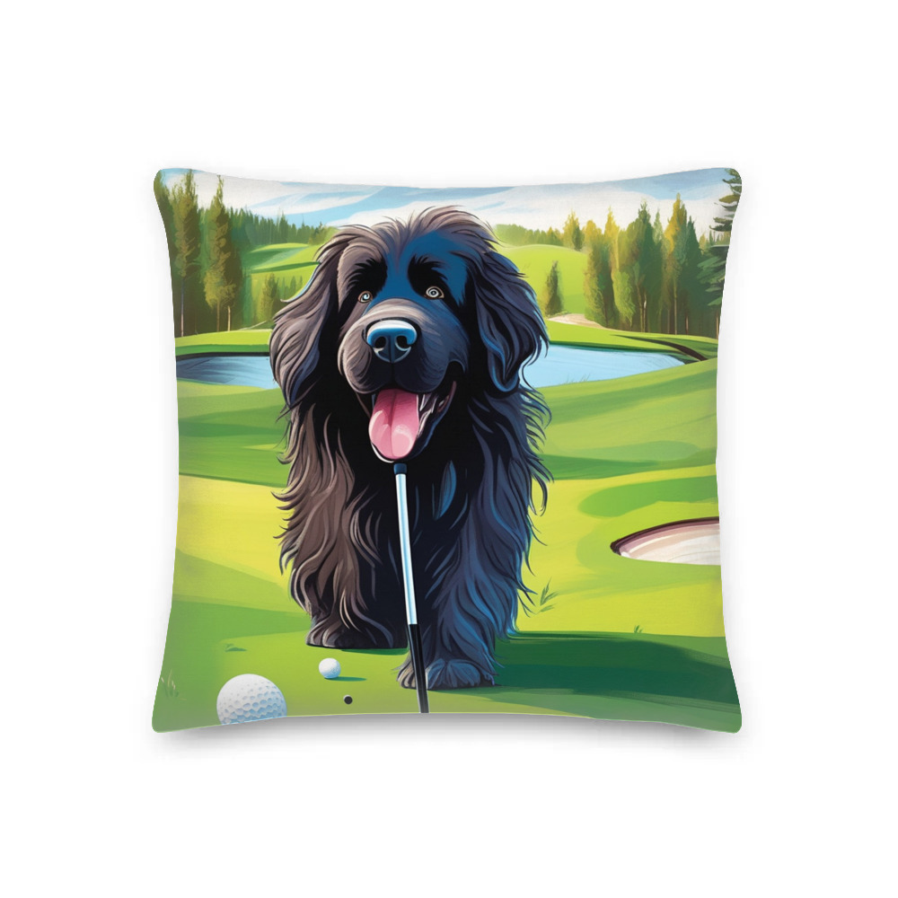 PugMug Custom Newfoundland Premium Pillow