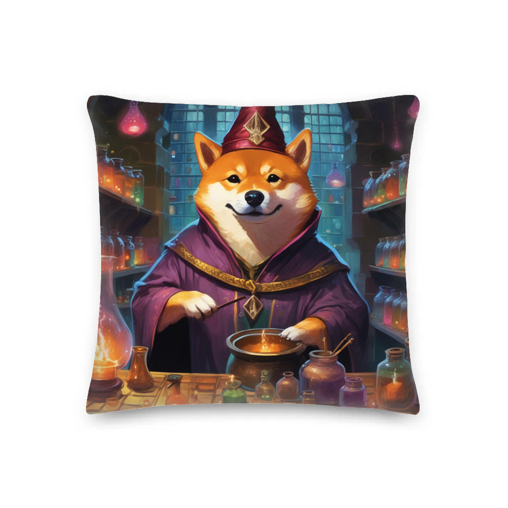 PugMug Custom Shiba Inu Premium Pillow