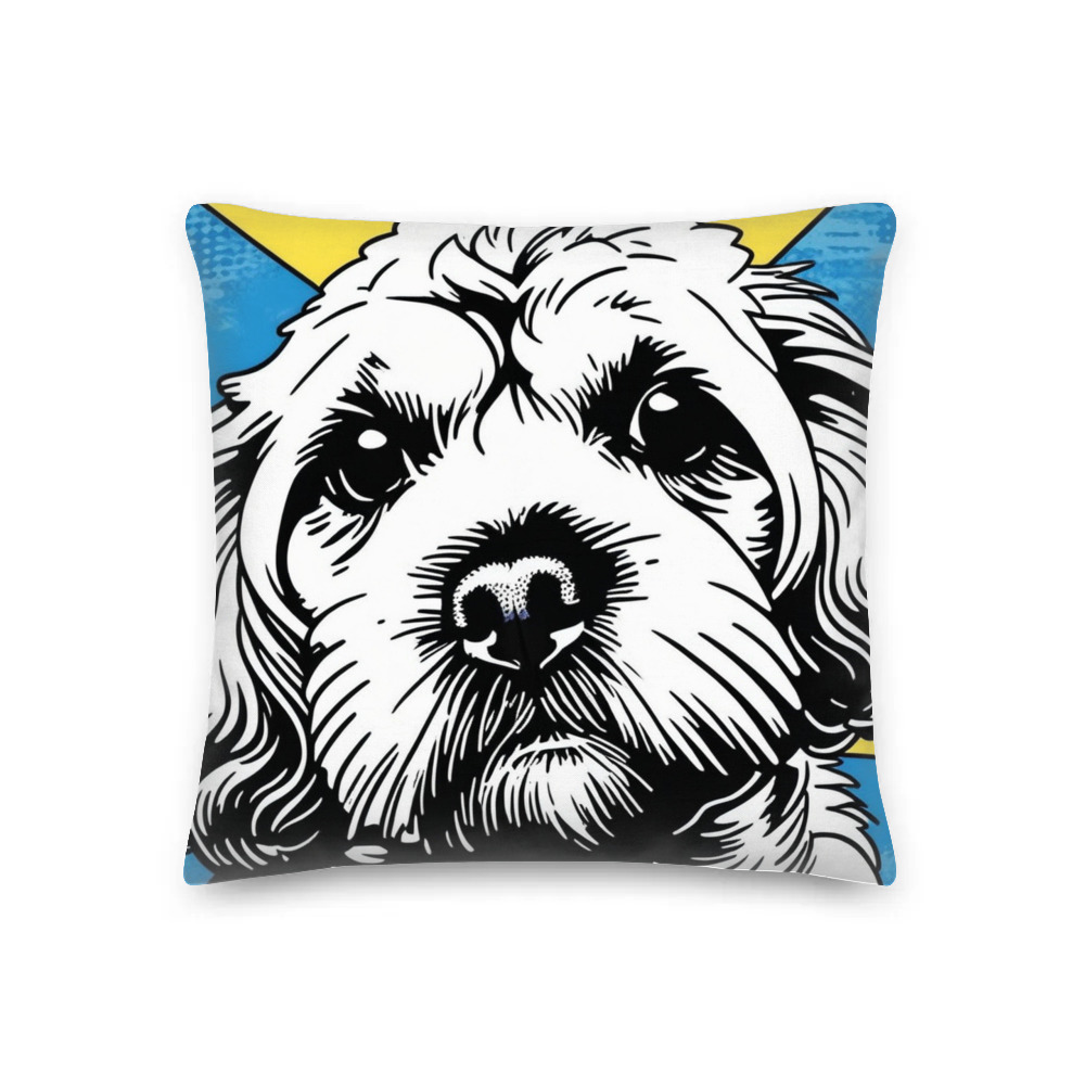 PugMug Custom Lily Premium Pillow