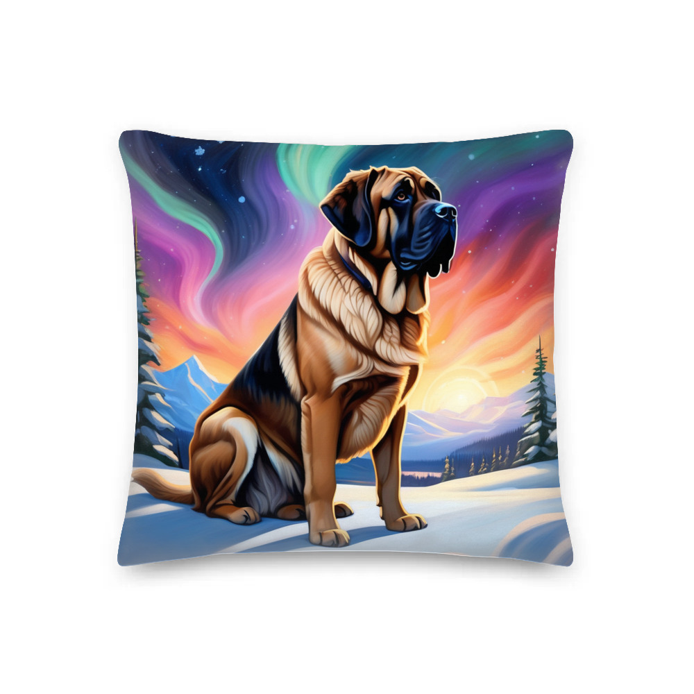 PugMug Custom Mastiff Premium Pillow