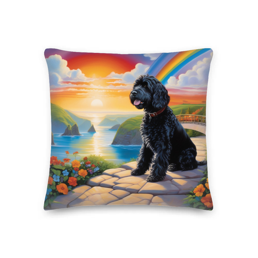 PugMug Custom Portuguese Water Dog Premium Pillow