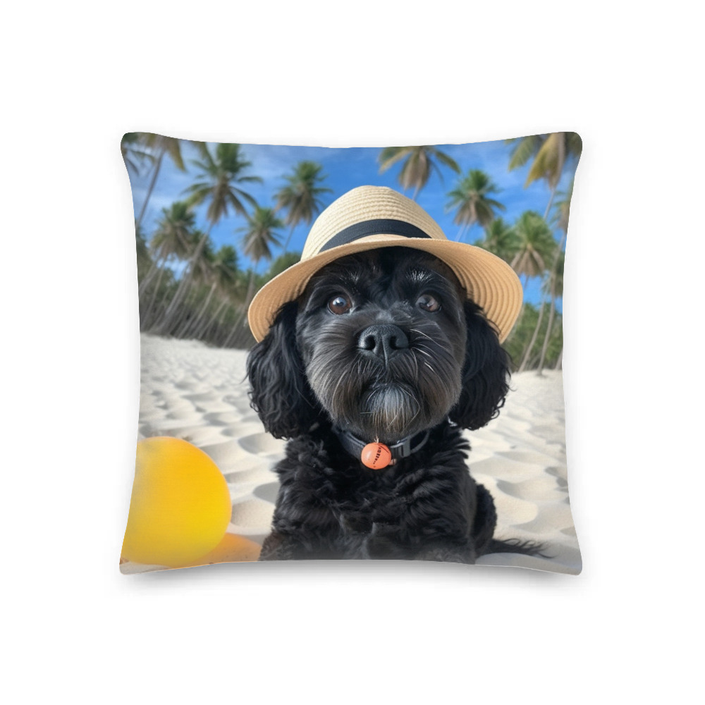 PugMug Custom Lily Premium Pillow