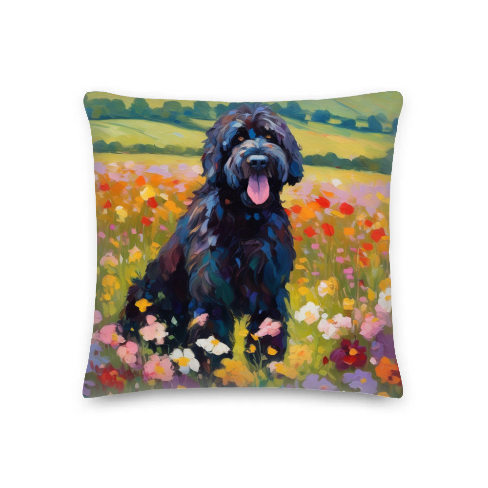 PugMug Custom Portuguese Water Dog Premium Pillow