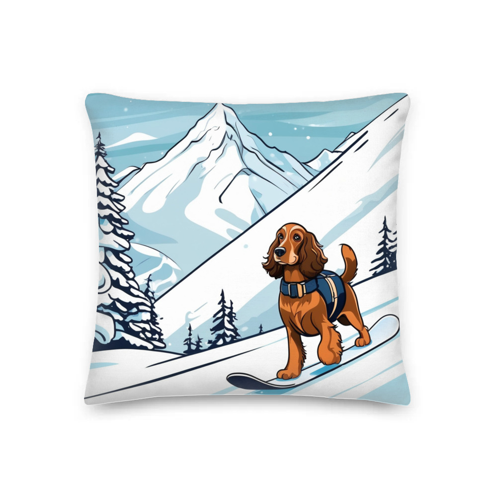PugMug Custom English Cocker Spaniel Premium Pillow