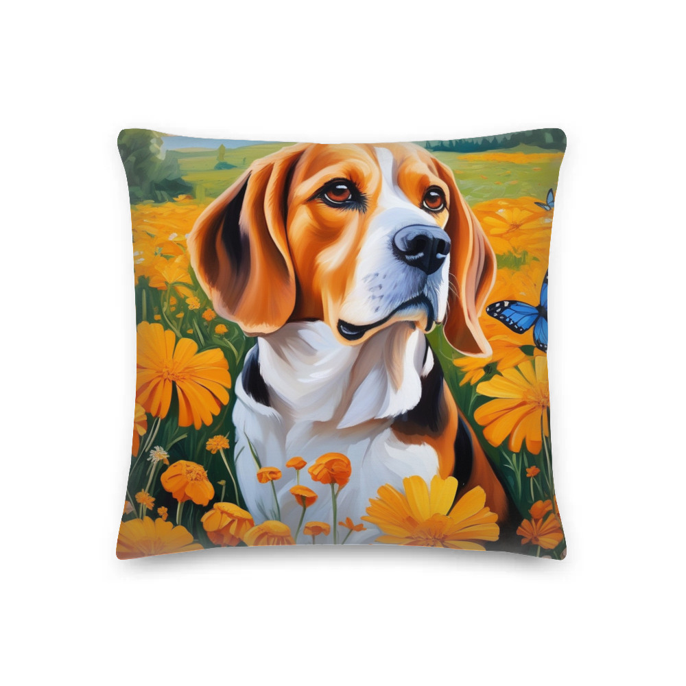 PugMug Custom Beagle Premium Pillow