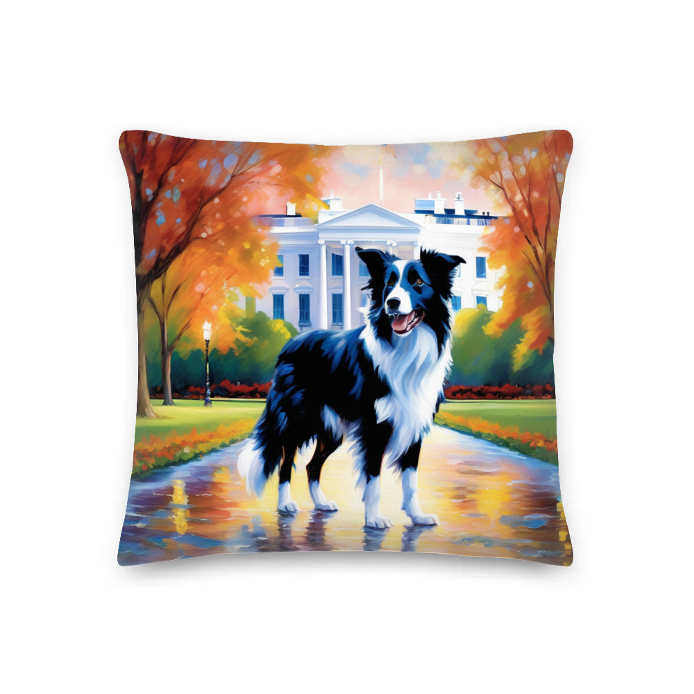 PugMug Custom Border Collie Premium Pillow