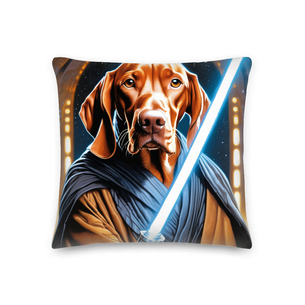 PugMug Custom Vizsla Premium Pillow