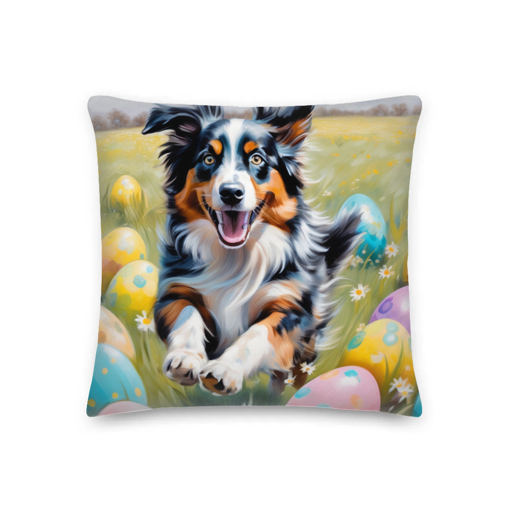 PugMug Custom Australian Shepherd Dog Premium Pillow
