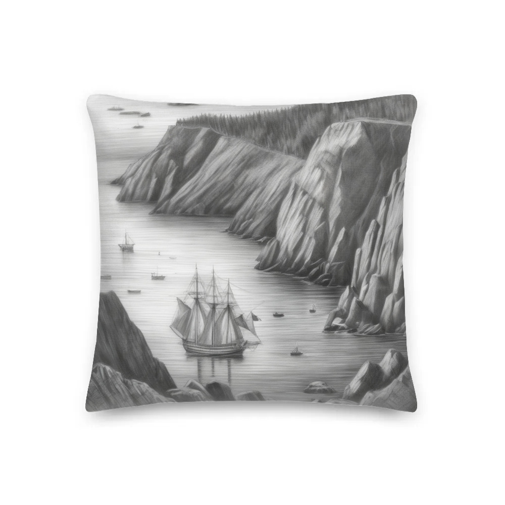 PugMug Custom Newfoundland Premium Pillow