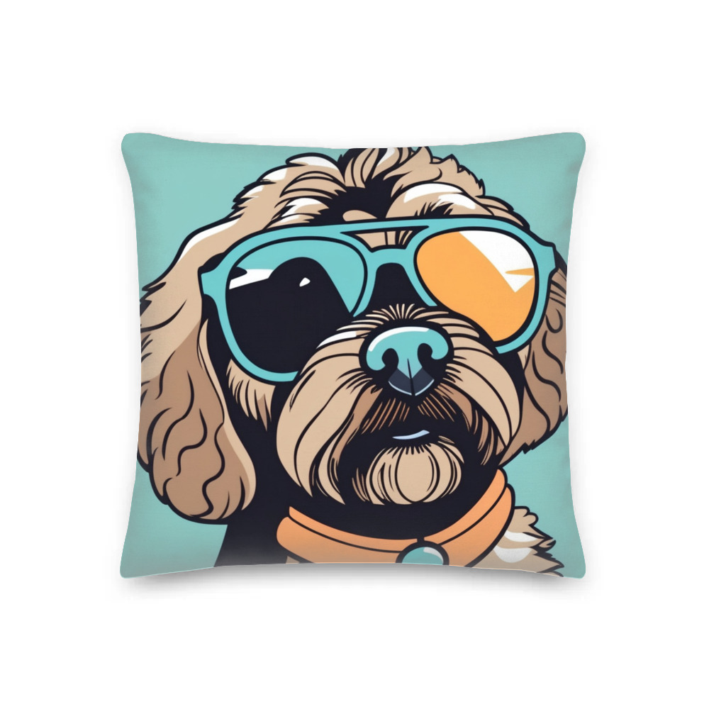 PugMug Custom Lily Premium Pillow