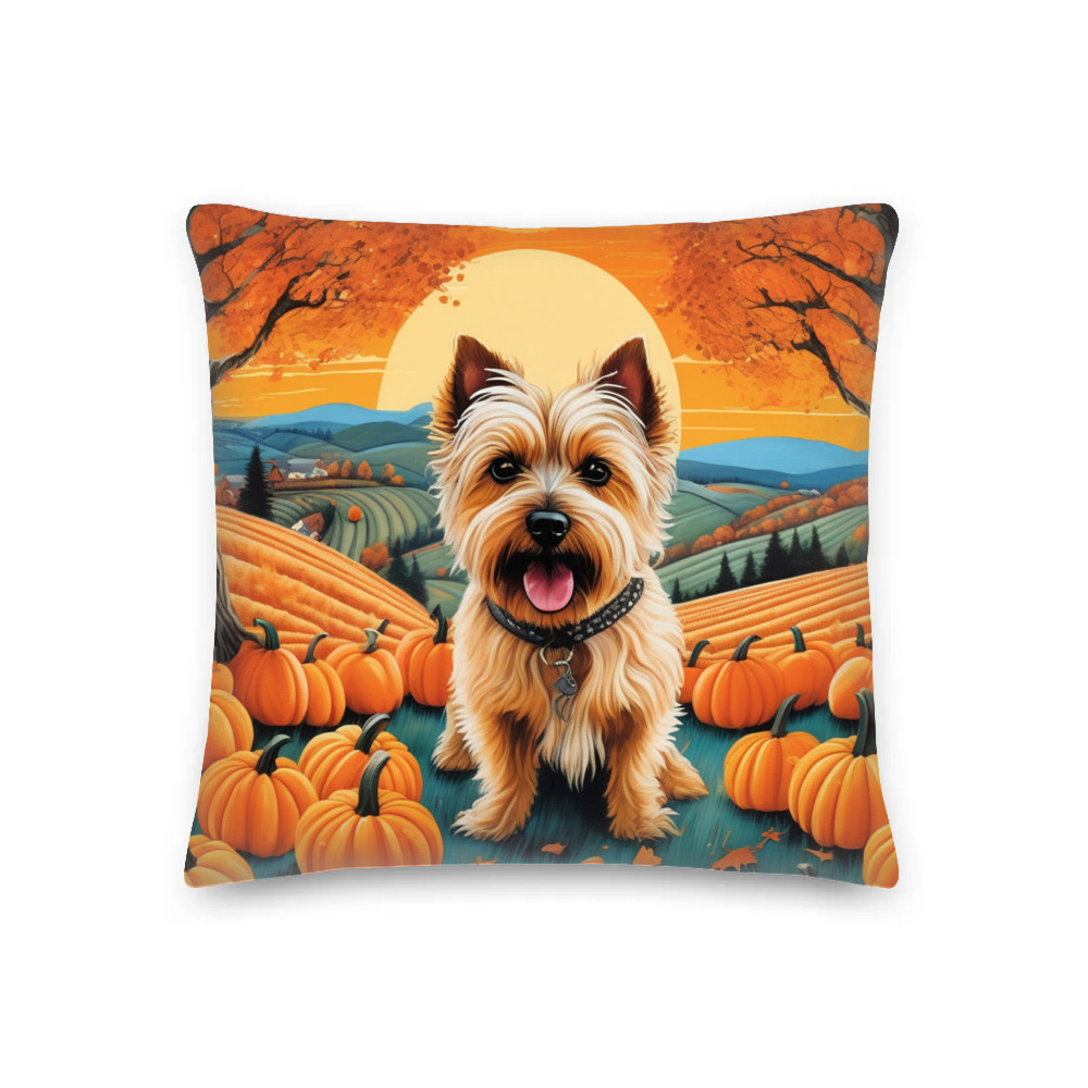 PugMug Custom Cairn Terrier Premium Pillow