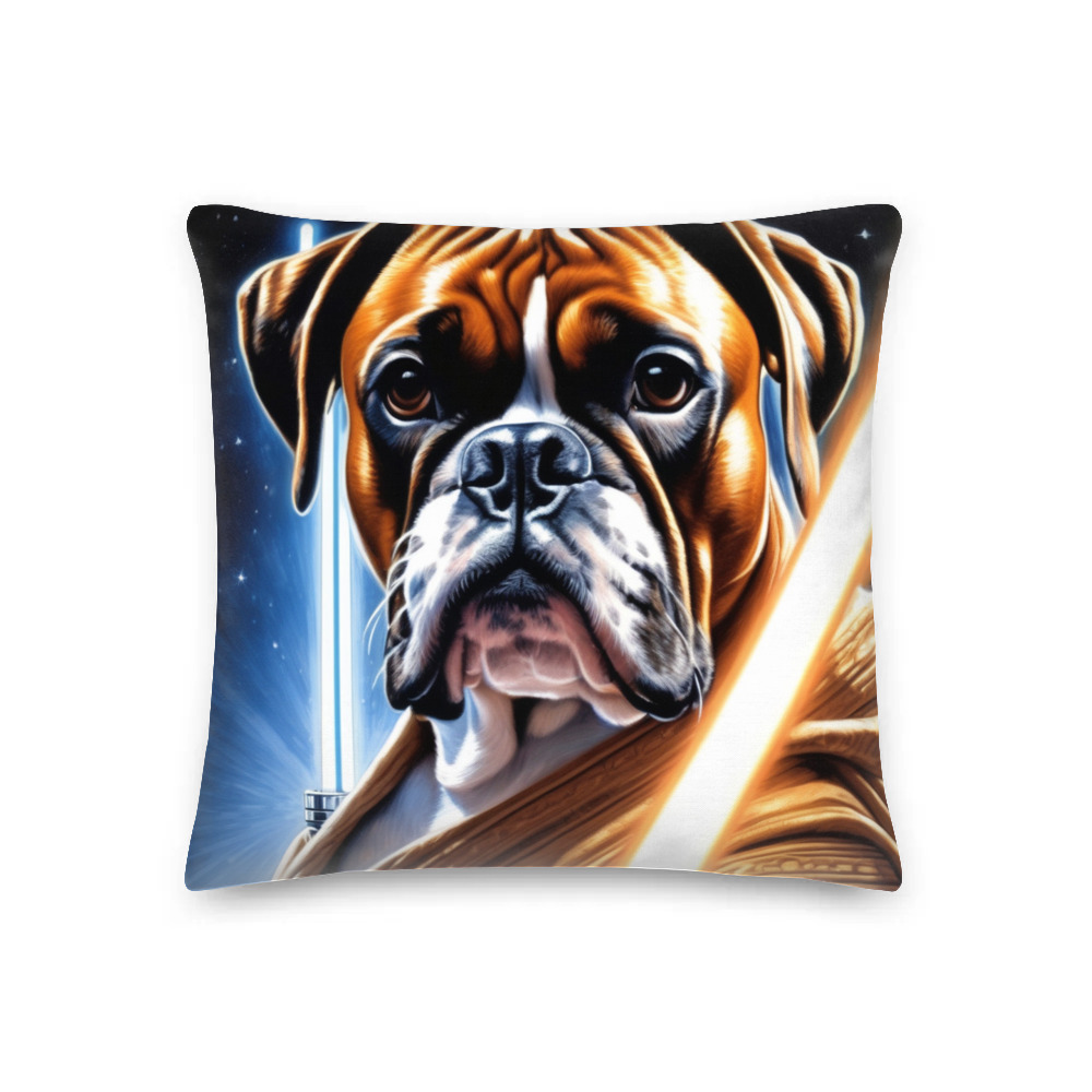 PugMug Custom Boxer Dog Premium Pillow
