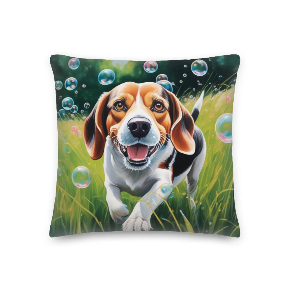 PugMug Custom Beagle Premium Pillow