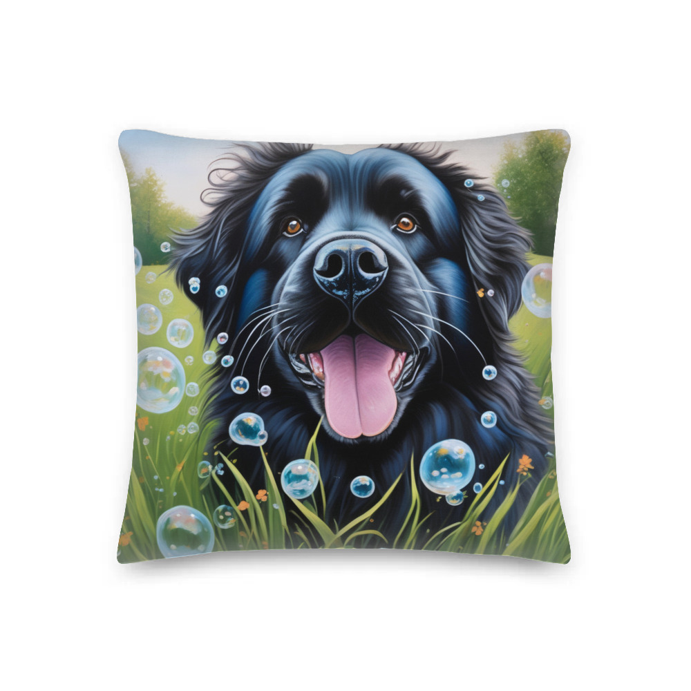 PugMug Custom Newfoundland Premium Pillow