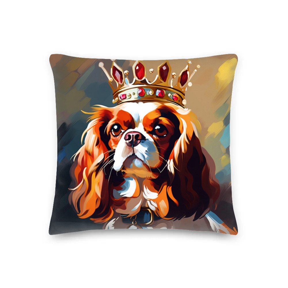 PugMug Custom Cavalier King Charles Spaniel Premium Pillow
