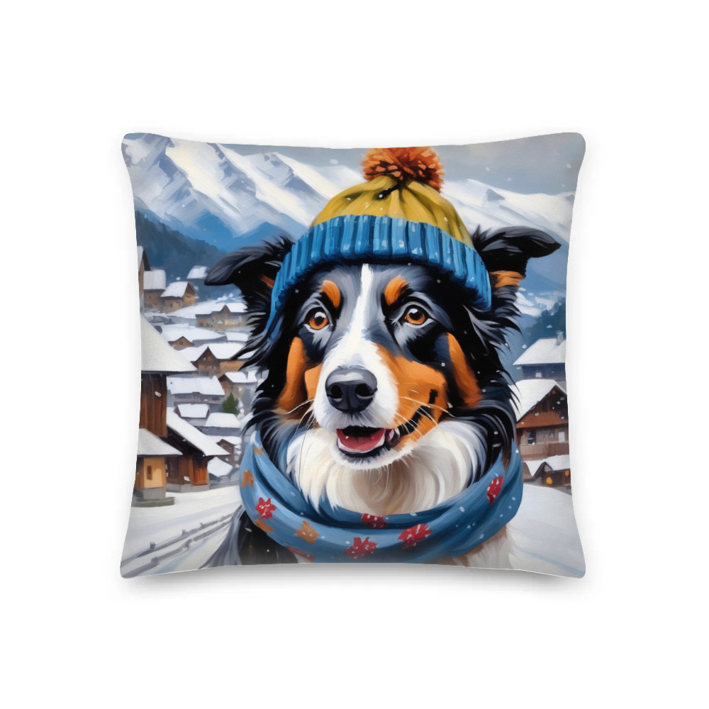 PugMug Custom Border Collie Premium Pillow