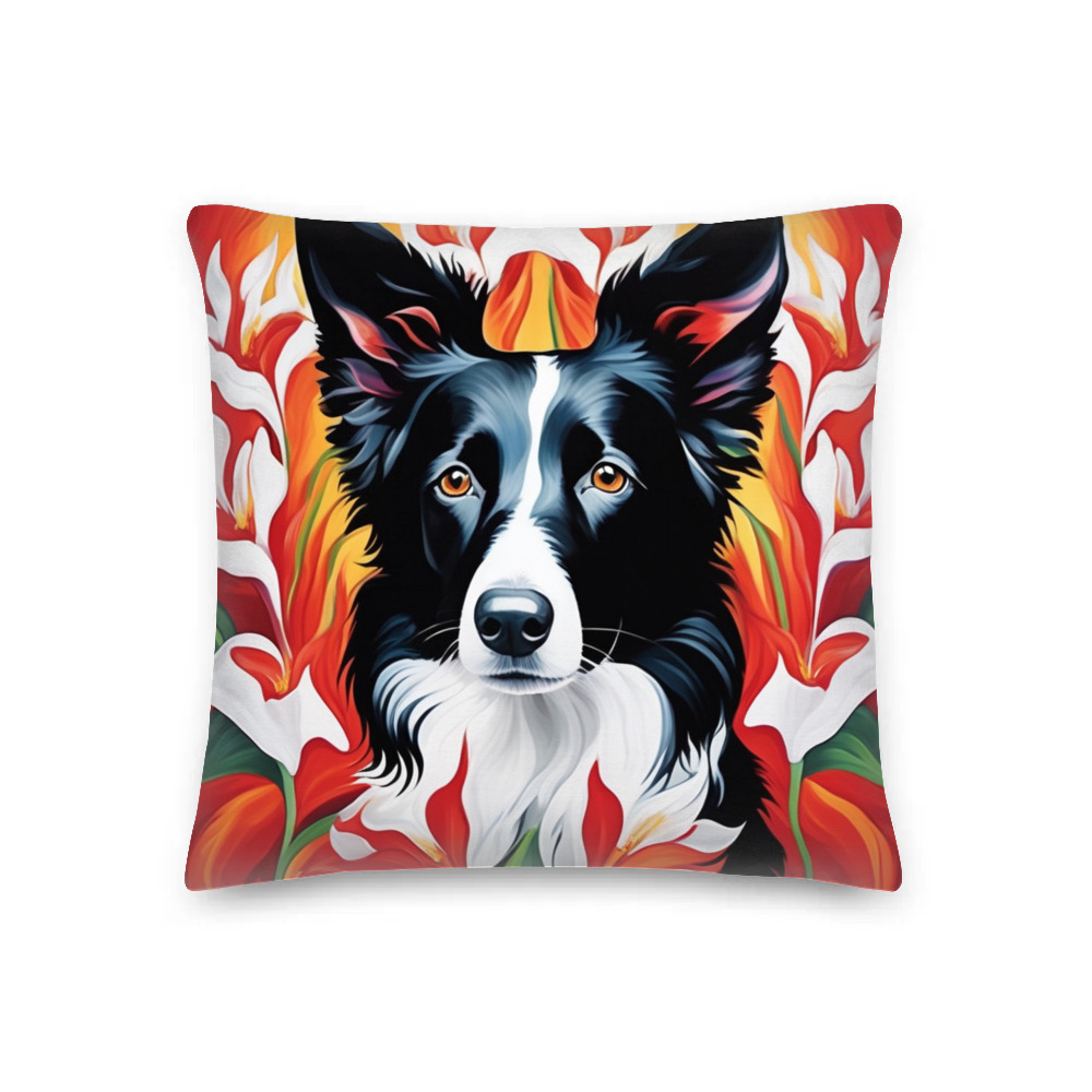 PugMug Custom Border Collie Premium Pillow