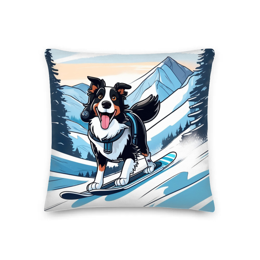 PugMug Custom Border Collie Premium Pillow