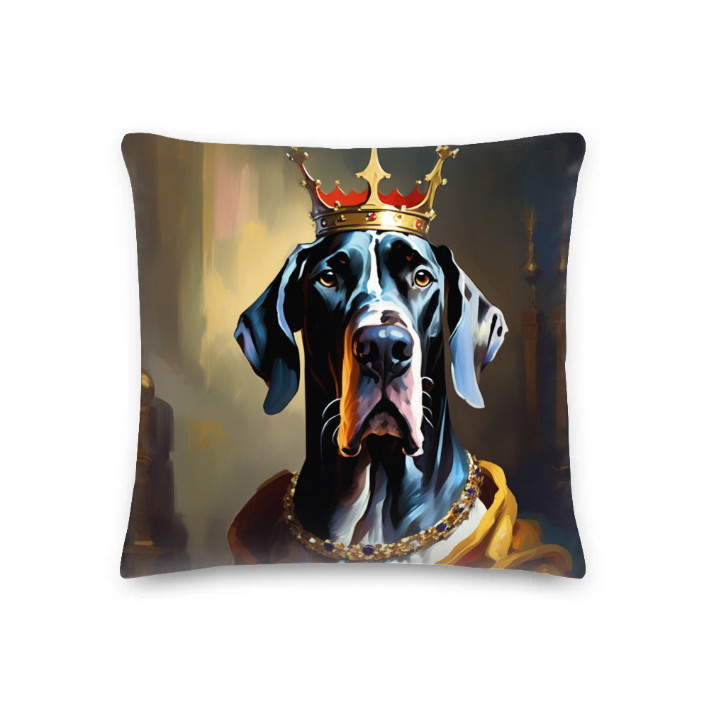 PugMug Custom Great Dane Premium Pillow