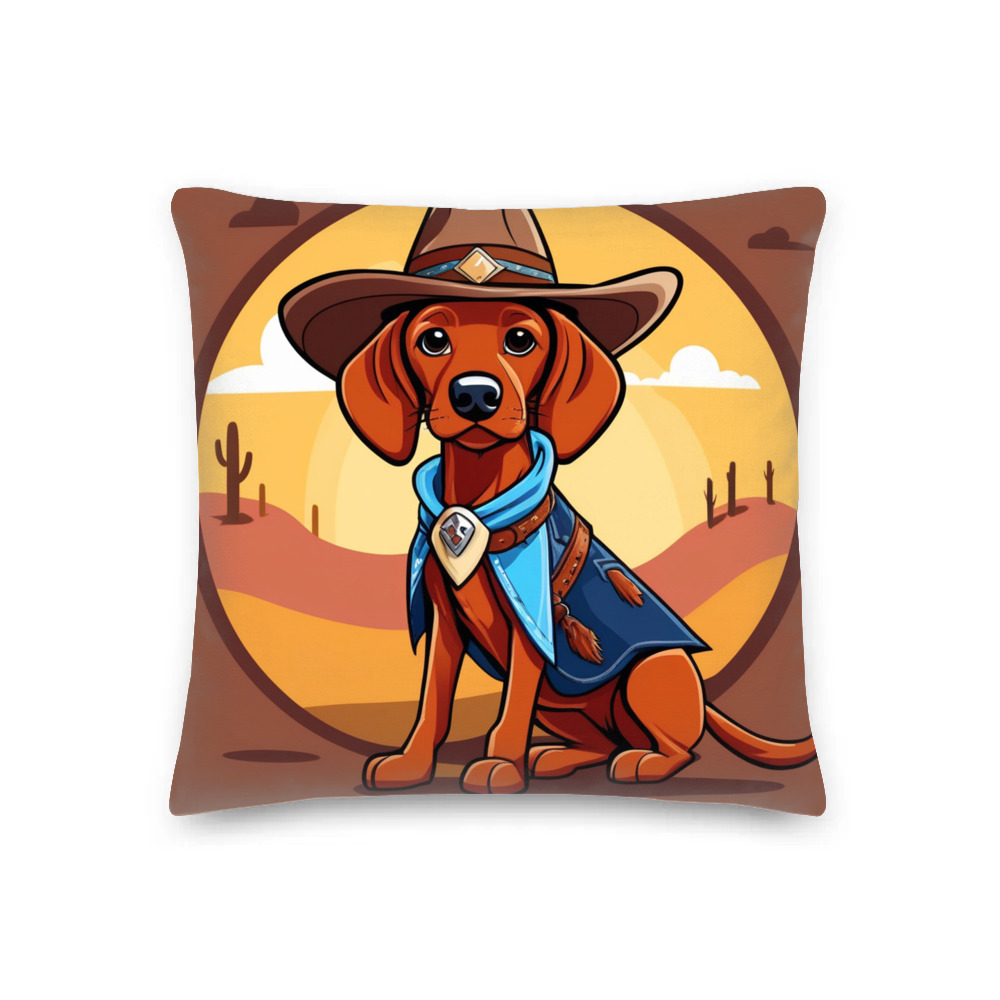 PugMug Custom Vizsla Premium Pillow
